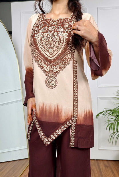 Stylo Wear™ | 2Pc Digital Printed Swiss Lawn Dress for Women