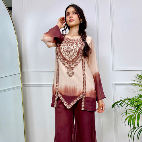 Stylo Wear™ | 2Pc Digital Printed Swiss Lawn Dress for Women